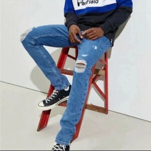 Urban Outfitters BDG Distressed Skinny Stretch Jeans Men’s Sz 34/32